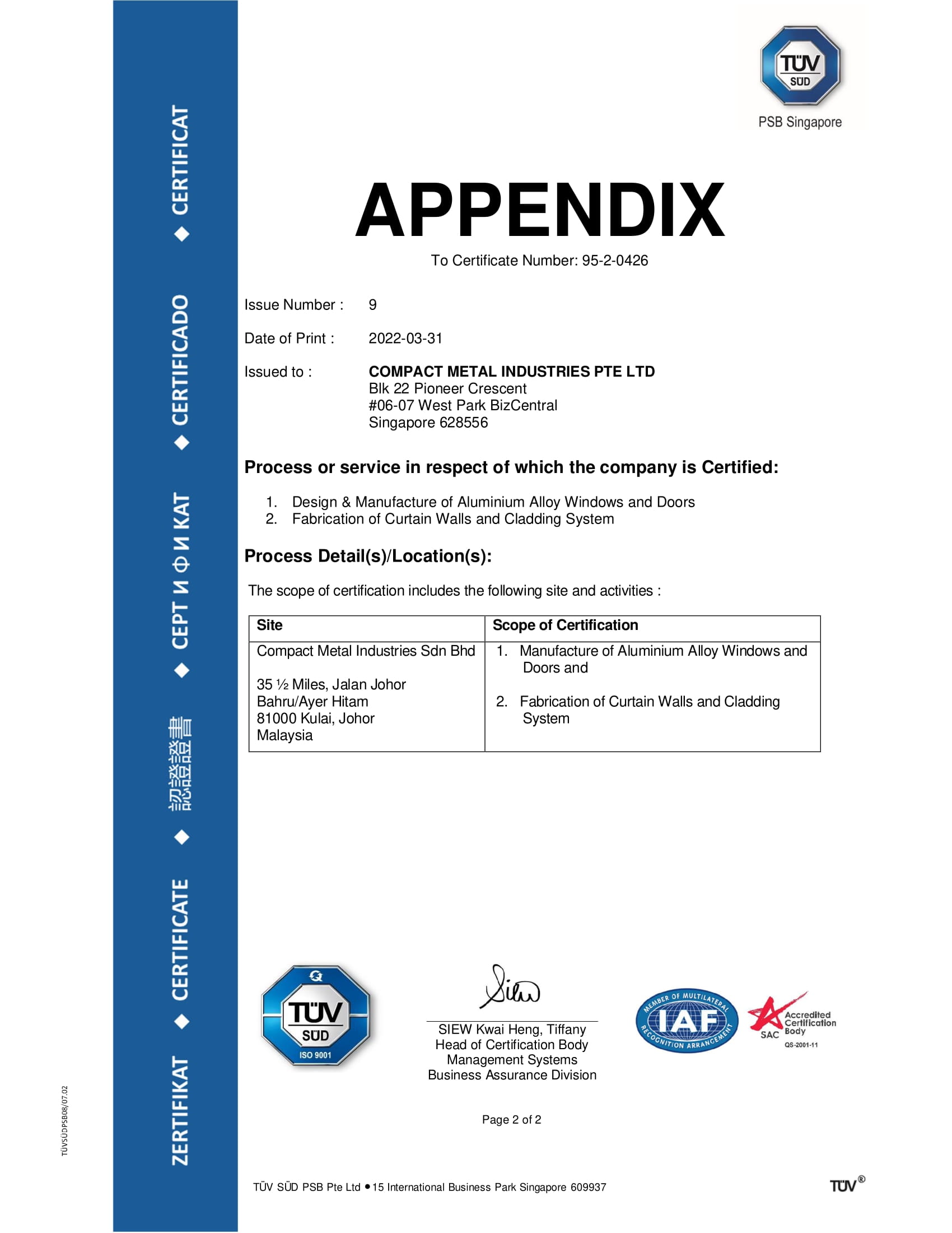 ISO 9001 Certificate valid till 29.3.2025-2